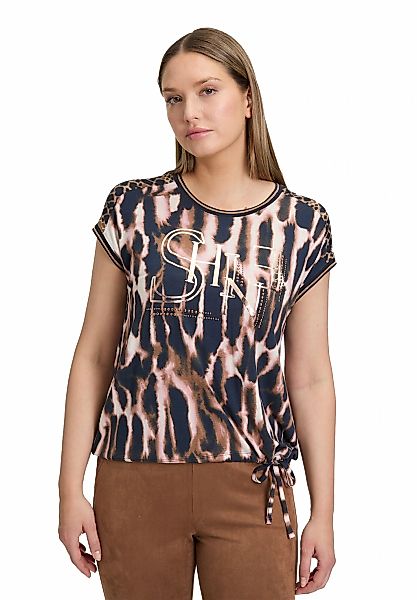 Betty Barclay Kurzarmshirt "Damen Printshirt mit Tunnelzug", 1 Stk. günstig online kaufen