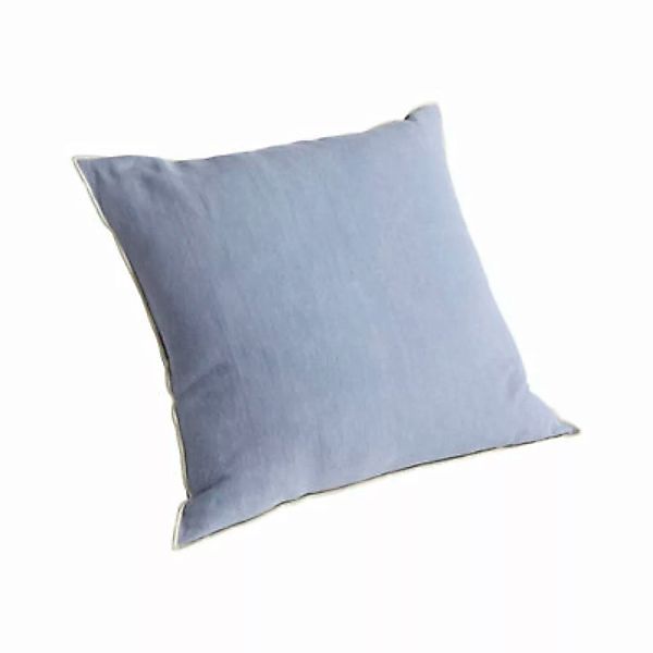 Kissen Outline textil blau / 50 x 50 cm - Hay - Blau günstig online kaufen