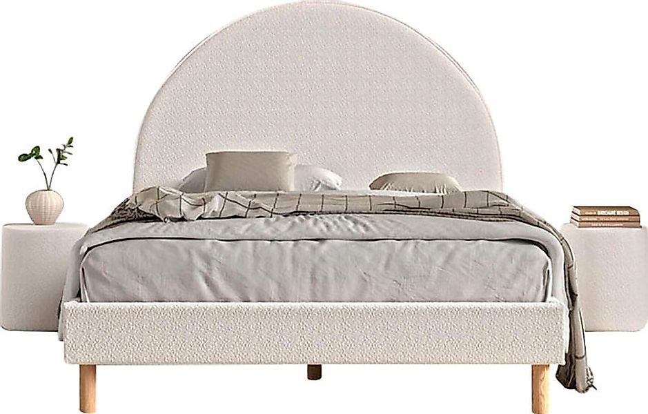 Vipack "Moon, best. aus Polsterbett 140/200 und 2 Hocker/Nachttische" B/H/T günstig online kaufen