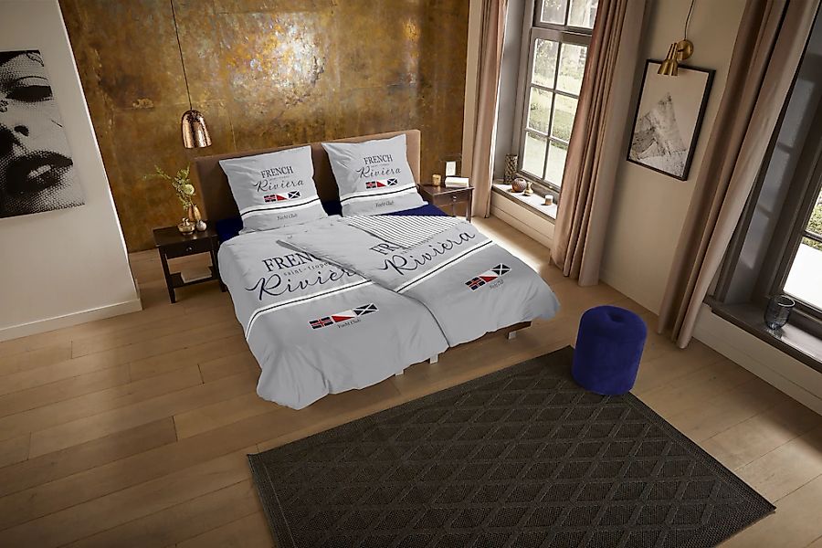 PURE luxury collection Wendebettwäsche »French«, Mikrofaser, Pflegeleicht, günstig online kaufen