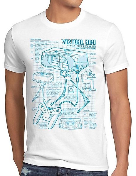 Print-Shirt Herren T-Shirt Virtual Boy 32Bit videospiel nintendo konsole ga günstig online kaufen