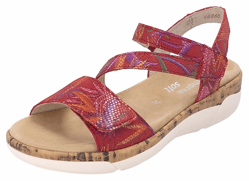 Remonte Keilsandalette, Sommerschuh, Klettschuh, Riemchensandale mit Softfu günstig online kaufen