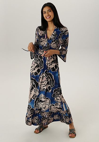 Aniston SELECTED Maxikleid mit Volant an günstig online kaufen