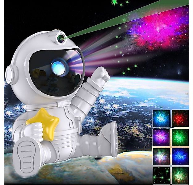 PRIISF LED Nachtlicht LED-Sternenhimmel Projektor Galaxy Astronauten Projek günstig online kaufen