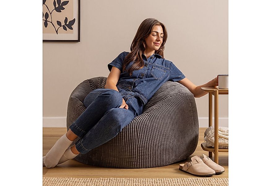 icon Sitzsack Erwachsene XXL aus Cord „Kingston“, Sitzsack XXL, Made in Ger günstig online kaufen