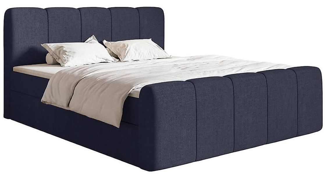 NADUVI Collection | Boxspringbett Chloe 160x200 Chenille mit Staufach günstig online kaufen