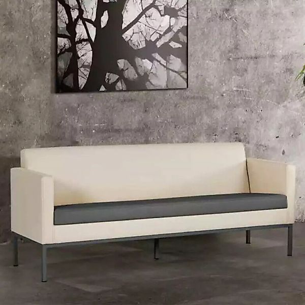 JVmoebel Sofa Büroeinrichtung Sofa Couch 3 Sitzer Arbeitszimmer Polstersofa günstig online kaufen