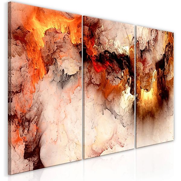 Wandbild - Volcanic Abstraction (3 Parts) günstig online kaufen