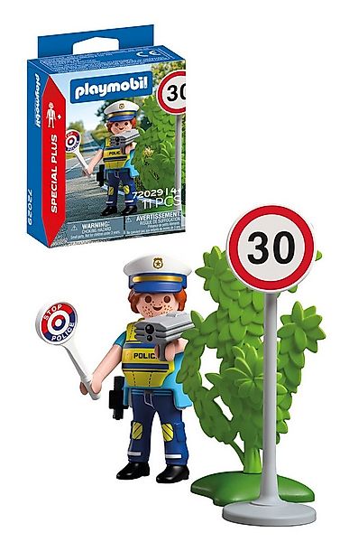 Playmobil® Special Plus Polizist mit Radar (72029), Life Konstruktions-Spie günstig online kaufen