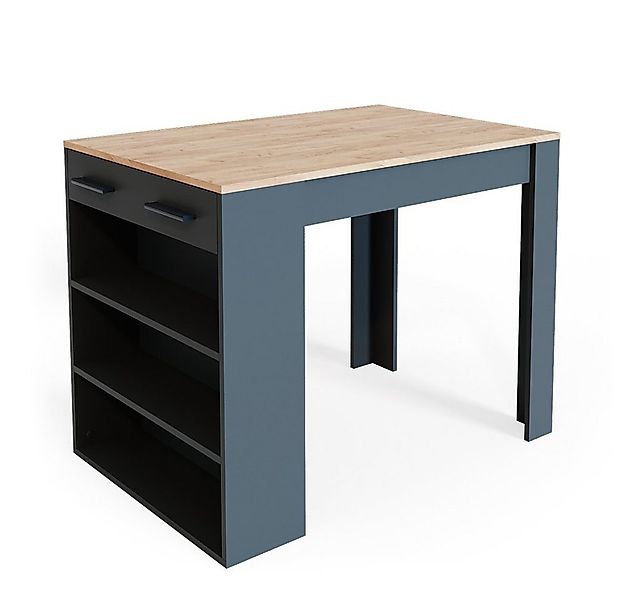 Vicco Bartisch Repose, Anthrazit/Goldkraft Eiche/Goldkraft Eiche, 67 x 100 günstig online kaufen