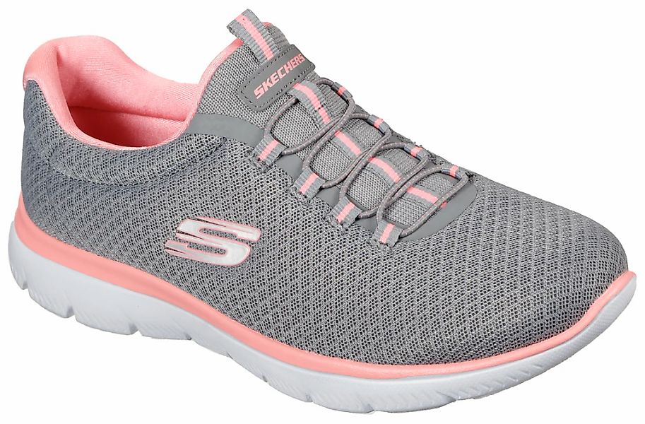 Skechers Slip-On Sneaker "SUMMITS", Freizeitschuh, Komfortschuh mit stoßdäm günstig online kaufen