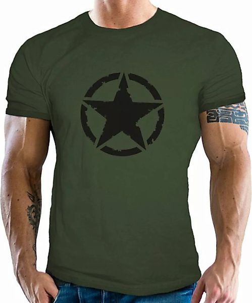 GASOLINE BANDIT® T-Shirt für den US-Army Fan: Vintage Star günstig online kaufen