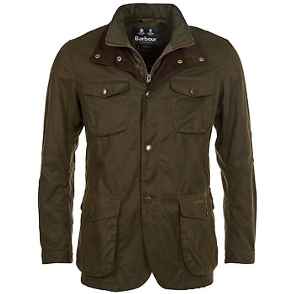 Barbour  Herrenmantel Ogston Waxed Cotton Jacket - Olive günstig online kaufen