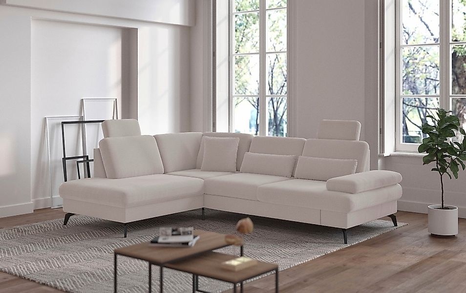 sit&more Ecksofa »Morris L-Form, inkl. Sitztiefenverstellung« wahlweise mit günstig online kaufen