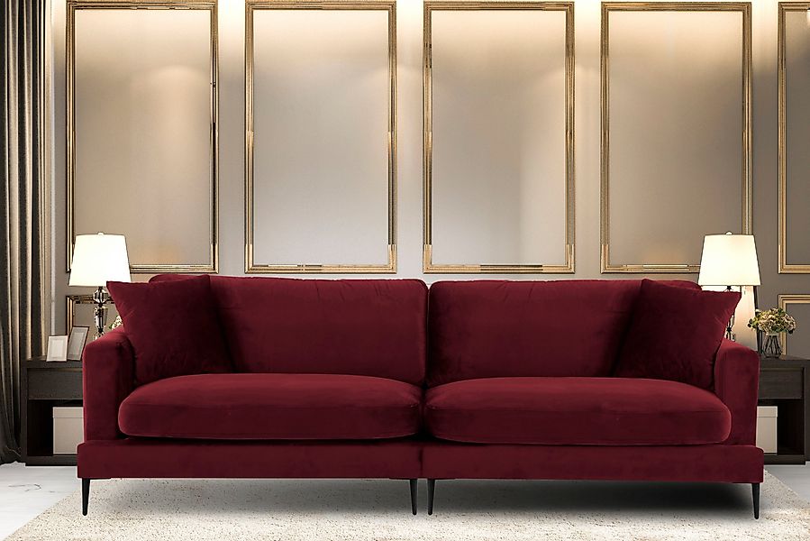 Leonique Big-Sofa Cozy elegantes Designsofa, Maße günstig online kaufen