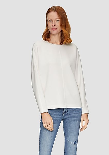 s.Oliver Sweatshirt Sweatshirt aus Scuba mit günstig online kaufen