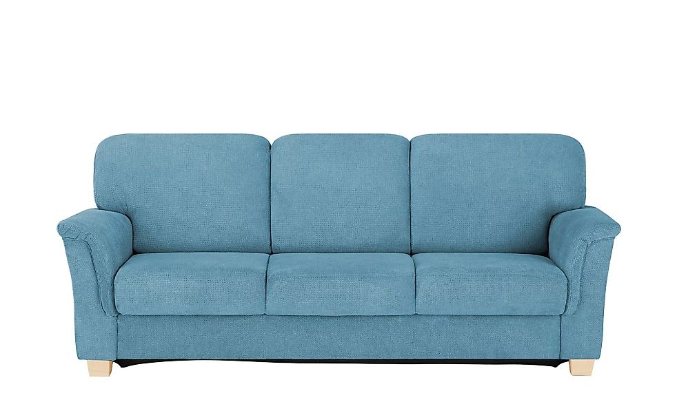 smart Sofa  Valencia - blau - 224 cm - 90 cm - 93 cm - Polstermöbel > Sofas günstig online kaufen