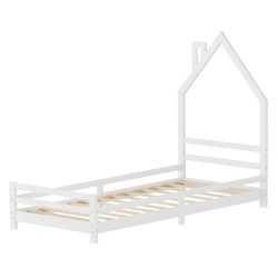 ML-DESIGN Kinderbett Hausbett Holzbett mit Lattenrost günstig online kaufen