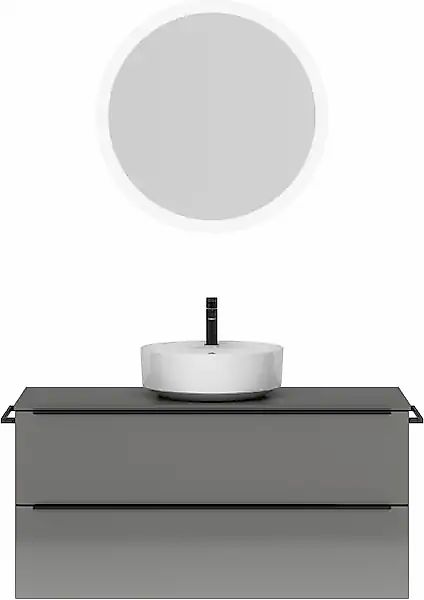 nobilia® Badmöbel-Set »Alvene« vormontiert, mit Soft-Close, 2 Stk. tlg. günstig online kaufen