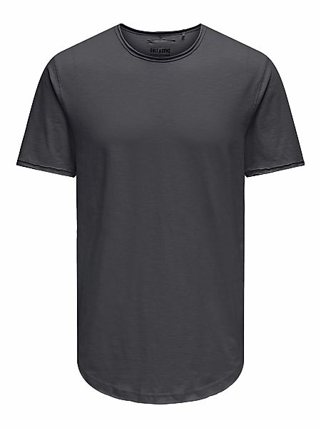 ONLY & SONS Rundhalsshirt "ONSBENNE LONGY SS TEE NF 7822 NOOS" günstig online kaufen