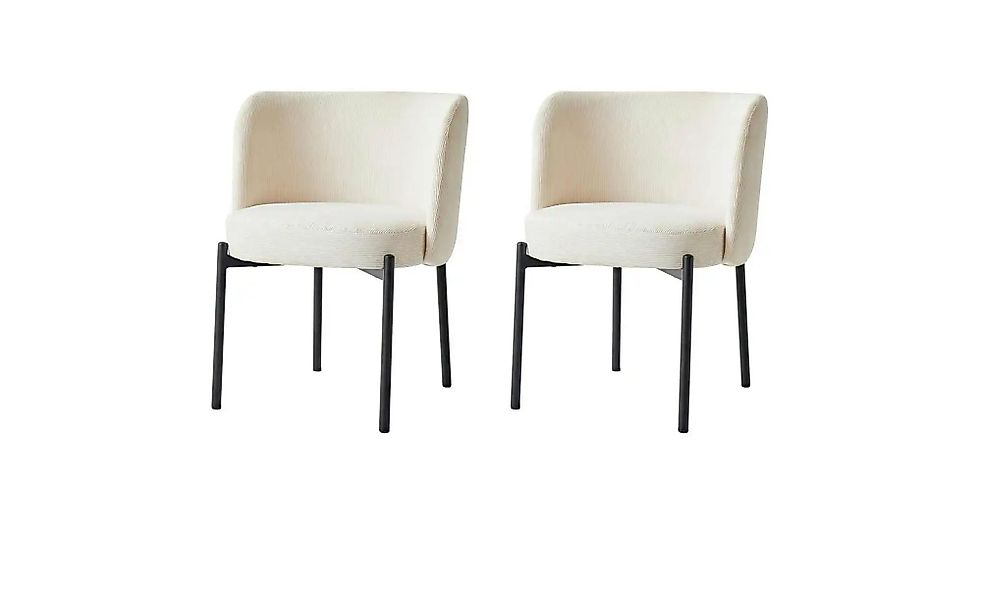 Stuhl 2er-Set  Grimstad ¦ beige ¦ Maße (cm): B: 50 H: 76 Stühle > Polsterst günstig online kaufen