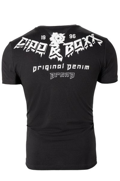 Cipo & Baxx Print-Shirt Cooles Kurzarm günstig online kaufen