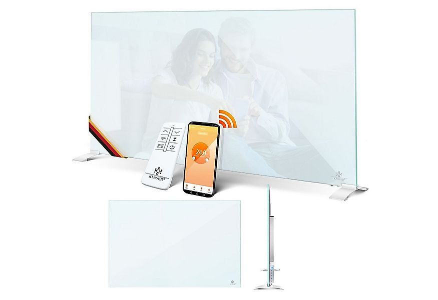 KESSER Paneelheizkörper, Infrarotheizung Glaskonvektor Glasheizung Energies günstig online kaufen