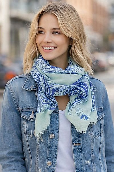 Ella Jonte Modeschal, Eleganter Sommerschal mit floralem Muster in sanften günstig online kaufen