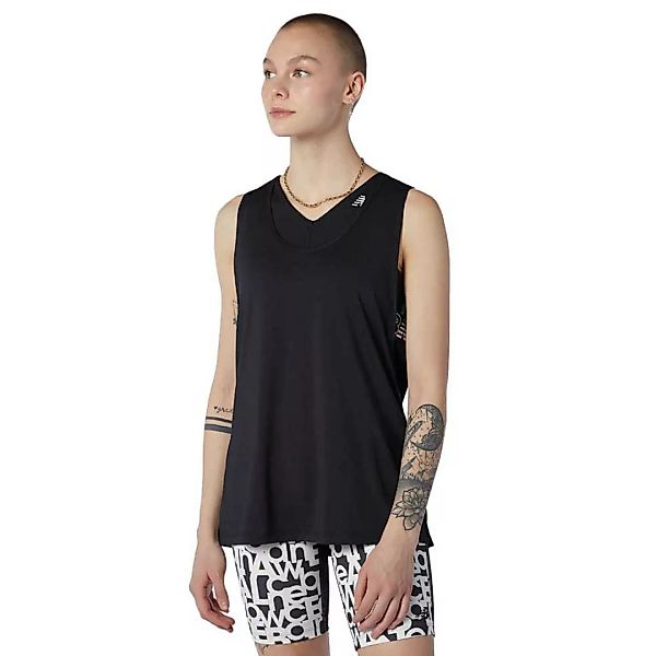 New Balance Relentless Ärmelloses T-shirt XS Black günstig online kaufen
