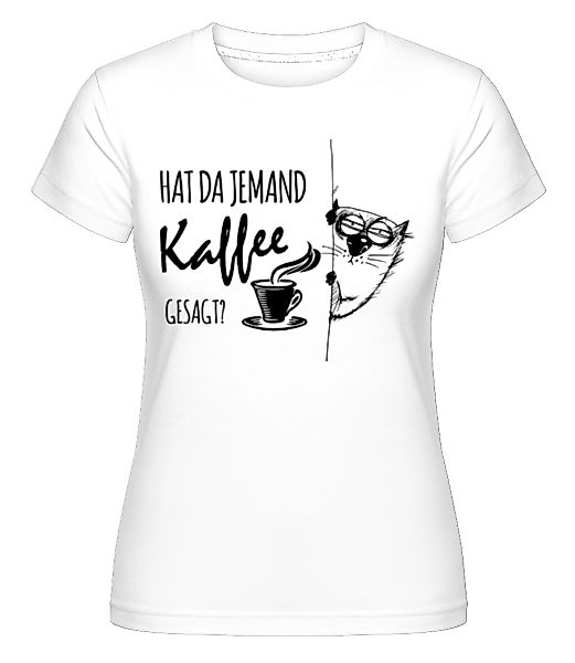 Kaffee Katze · Shirtinator Frauen T-Shirt günstig online kaufen