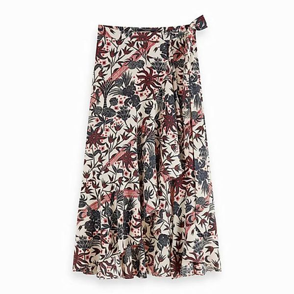 Maison Scotch Sweatrock Maison Scotch Damen Midirock Wrap Skirt 159334 günstig online kaufen