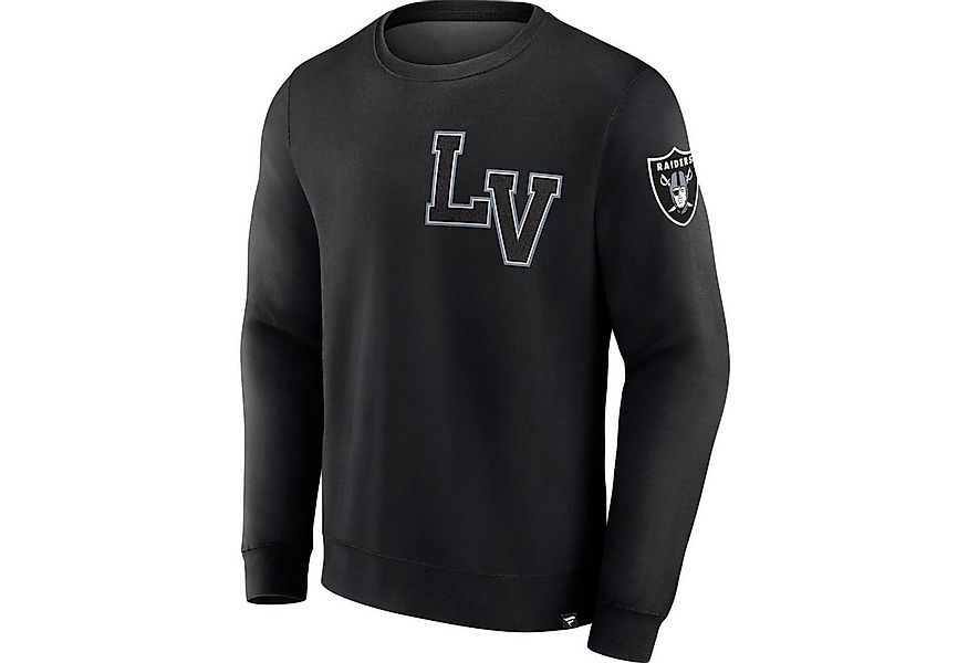 Fanatics Rundhalspullover Las Vegas Raiders Varsity Letter NFL Pollover günstig online kaufen