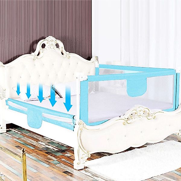 JEOBEST Bettschutzgitter Bettgitter, Kinderbettgitter Babybettgitter, Siche günstig online kaufen