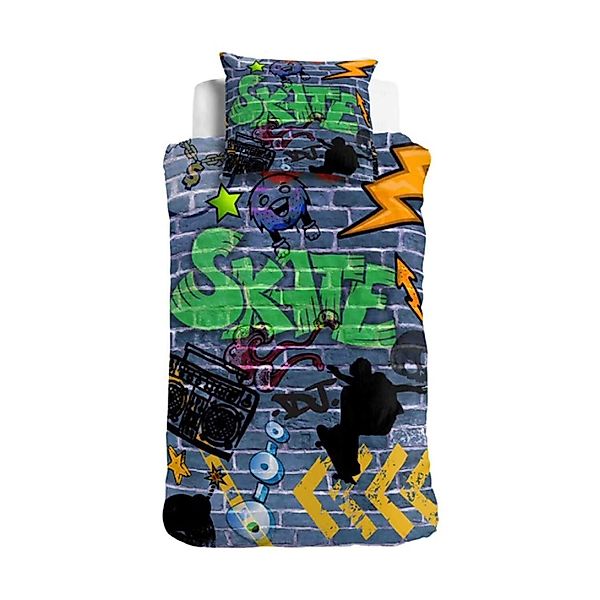 ESPiCO Jugendbettwäsche Graffiti, Renforcé, 2 teilig, günstig online kaufen