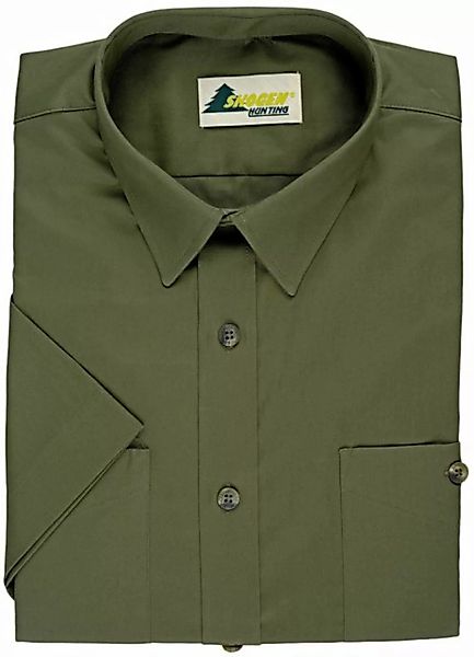 Skogen Kurzarmhemd Kurzarm-Outdoorhemd aus 100 % Baumwolle Jagdhemd Herren günstig online kaufen