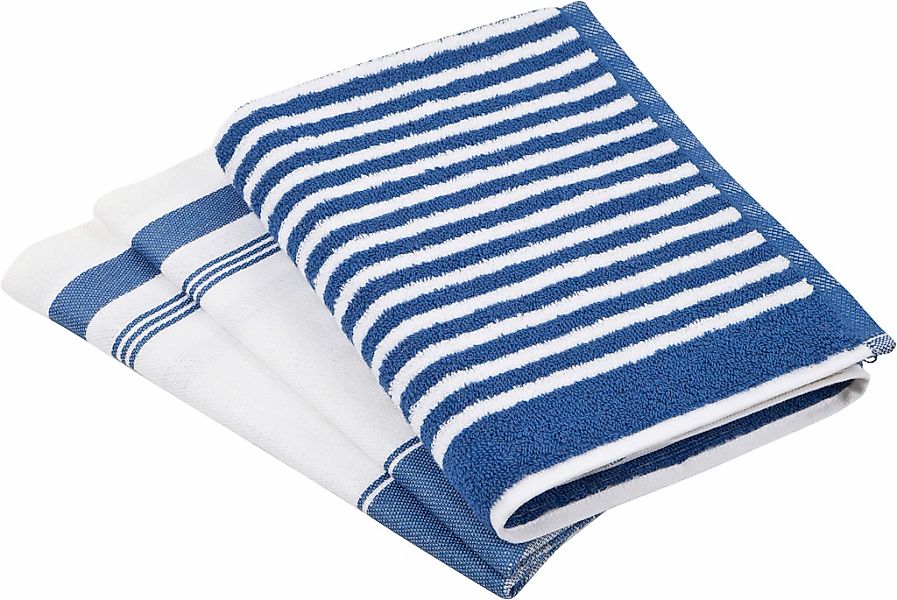 ROSS Geschirrtuch "Exclusiv" 1x Küchen-Frottiertuch (Streifen) und 2 Geschi günstig online kaufen