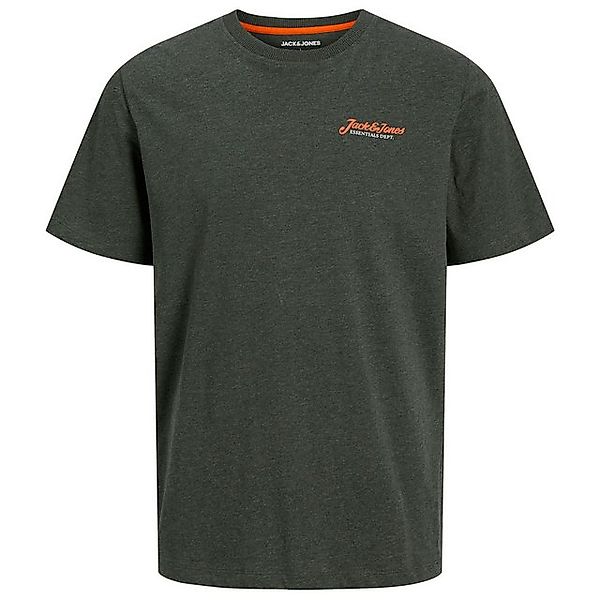 Jack & Jones Rundhalsshirt Große Größen Herren T-Shirt Brustprint JJERIK Ja günstig online kaufen