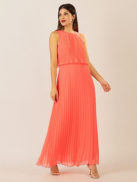 Apart Abendkleid mit lose fallendem Sonnenplissee günstig online kaufen