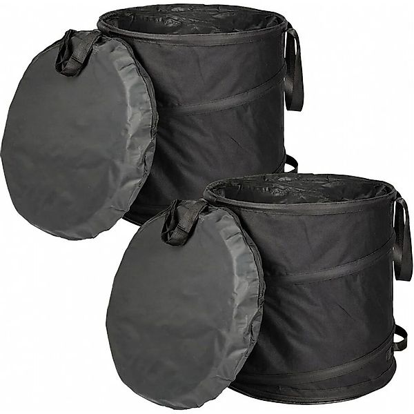 TTL GARDEN Pop Up Laubsack BLACK SUPERIOR 85 L 2er Set – Gartensack Schwarz günstig online kaufen