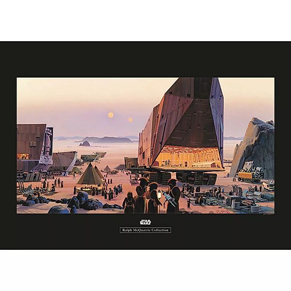 KOMAR Wandbild - Star Wars Classic RMQ Java Market - Größe: 70 x 50 cm mehr günstig online kaufen