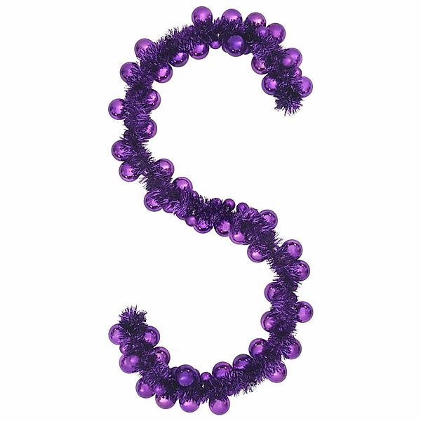 vidaXL Weihnachtskugelgirlande Lila 186 cm Polystyrol 42019694 günstig online kaufen