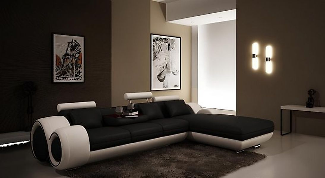 JVmoebel Ecksofa Patentiertes Design Ecksofa Sofa +USB,Polster Leder Ecke, günstig online kaufen