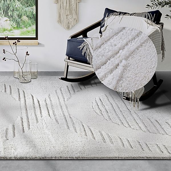 ELLE DECORATION Designteppich »Bartoux«, rechteckig, 18 mm Höhe, Hochflor, günstig online kaufen