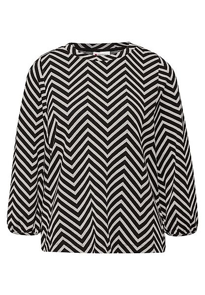 STREET ONE Langarmshirt LTD QR jacquard dessin shirt günstig online kaufen