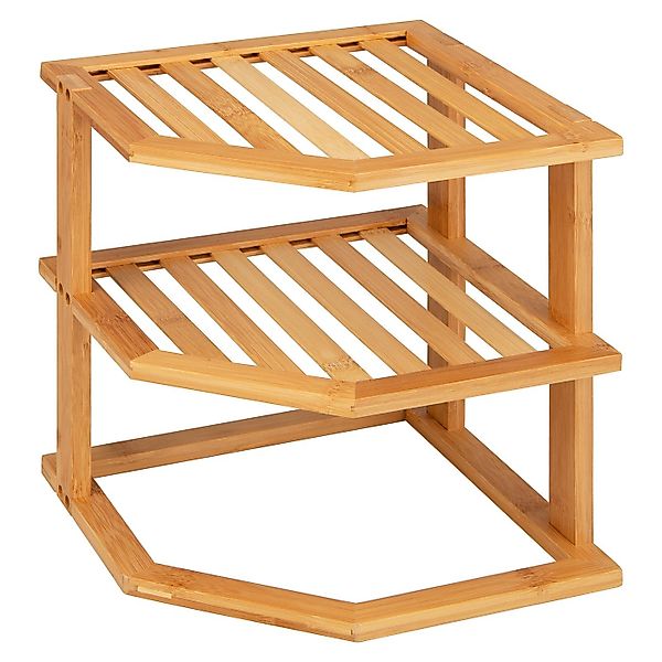 bremermann Eckregal Eckregal // 3 Ebenen // Bambus // ca. 25 x 27 x 25 cm ( günstig online kaufen
