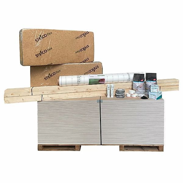 Steico Dachausbau-Komplettpaket Holzfaser 120 mm günstig online kaufen