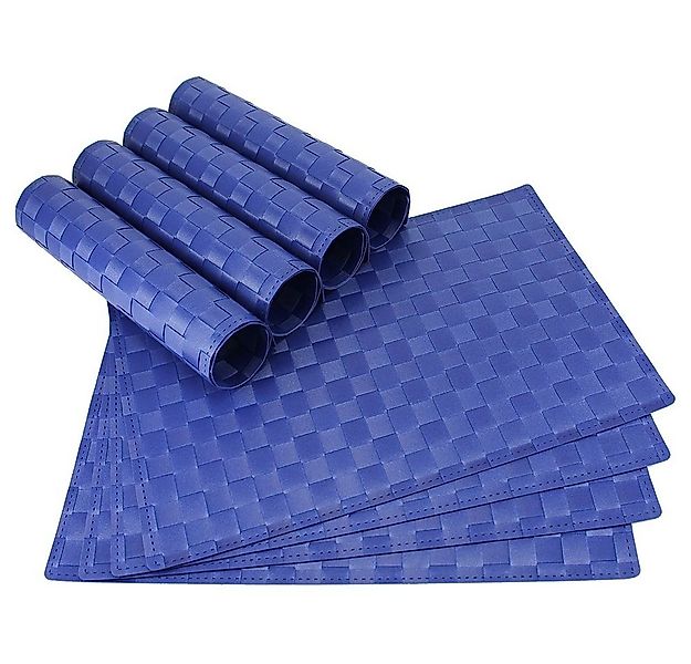 matches21 HOME & HOBBY Platzset Tischset MODERN blau 8er Tischunterlage als günstig online kaufen