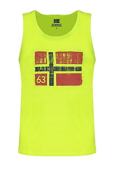 NORWAY 1963 Langarmhemd Grünes Herren-Tanktop mit Print und Rundhalsausschn günstig online kaufen