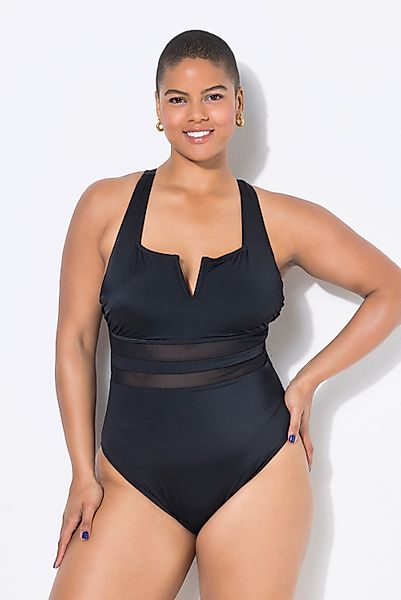 Studio Untold Badeanzug Badeanzug Softcups Mesh-Einsatz günstig online kaufen