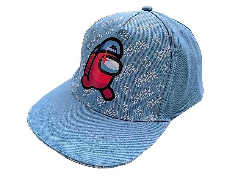 Among Us Baseball Cap Basecap Schirmmütze hellblau günstig online kaufen